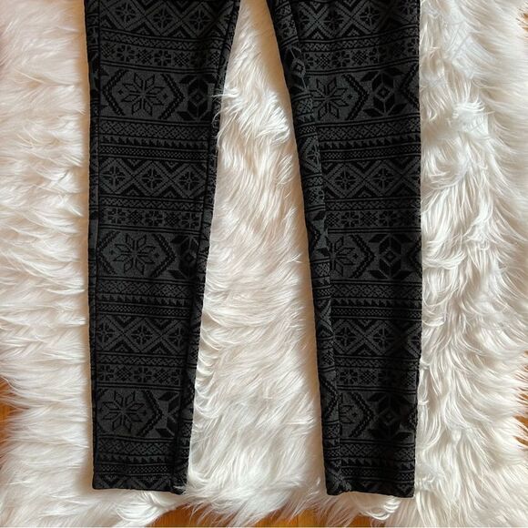 Women’s Copper Key Black Leggings w Design Small - Picture 3 of 5